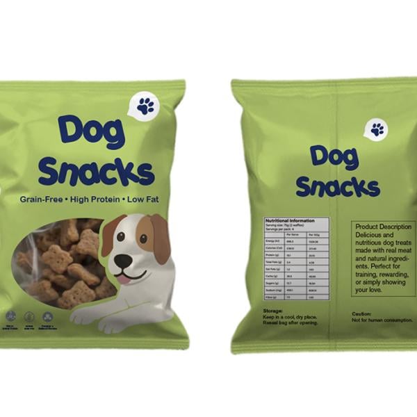 Confezioni di snack per animali domestici stampate personalizzate
